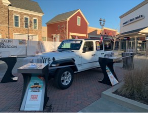 At the Gloucester Premium Outlets, You Could Win a Gary Barbera Jeep Wrangler or $55,000 Through the Passport to Adventure $55,500 Sweepstakes