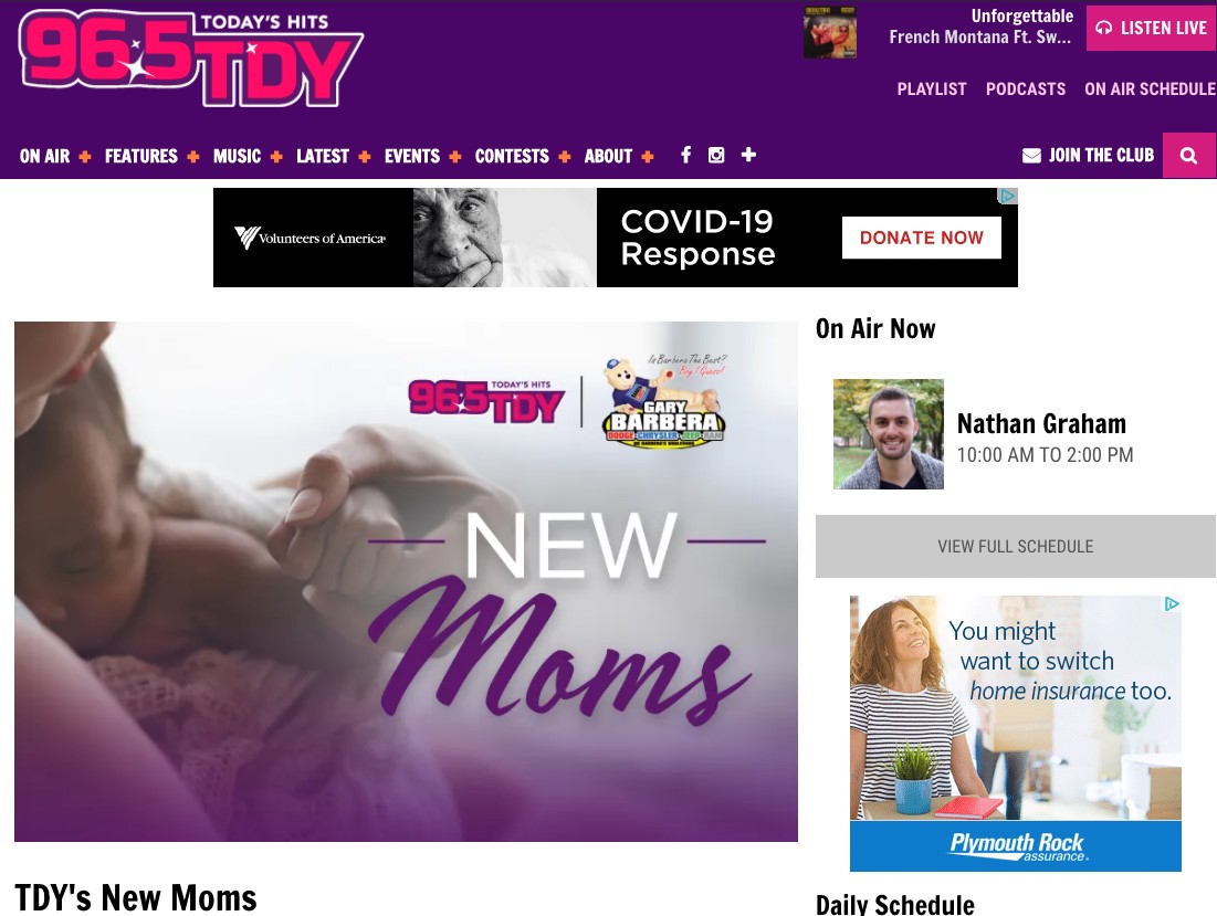 96.5 TDY Partners With Gary Barbera to Honor All Mothers